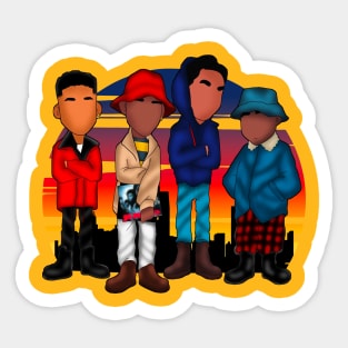 Juice 90s in a town Sticker